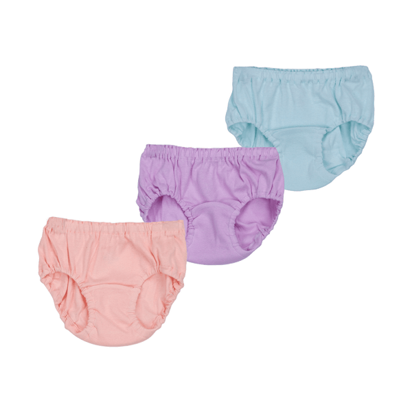 THREE-PACK UNDIES MINT/PURPLE/PINK