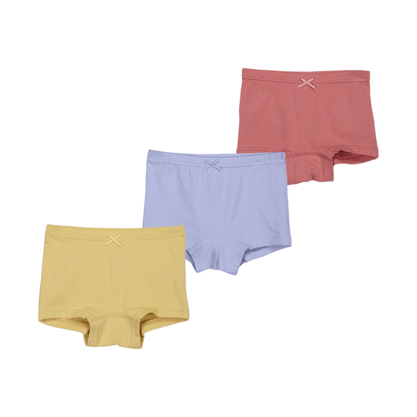 THREE-PACK BOYSHORTS YELLOW/MAUVE/LILAC