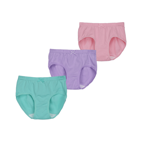 THREE-PACK UNDIES PINK/PURPLE/GREEN