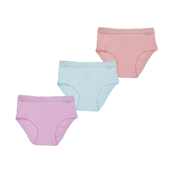 THREE-PACK UNDIES MINT/PURPLE/PINK