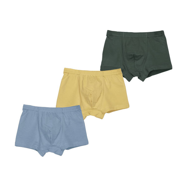 THREE-PACK BOXERS GREEN/YELLOW/BLUE