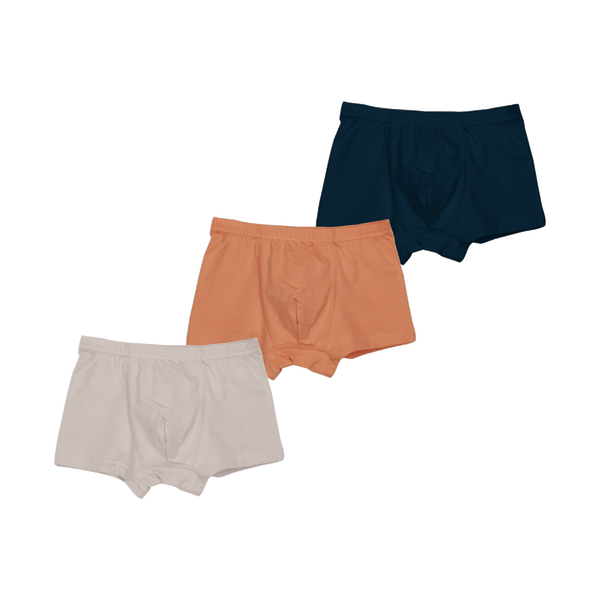 THREE-PACK BOXERS ORANGE/NAVY/KHAKI