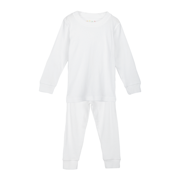 LONGSLEEVES PAJAMA SET WHITE