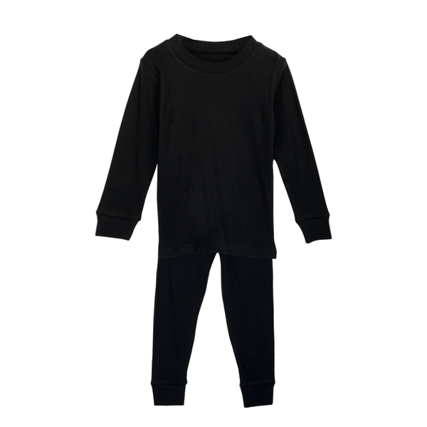 LONGSLEEVES PAJAMA SET BLACK