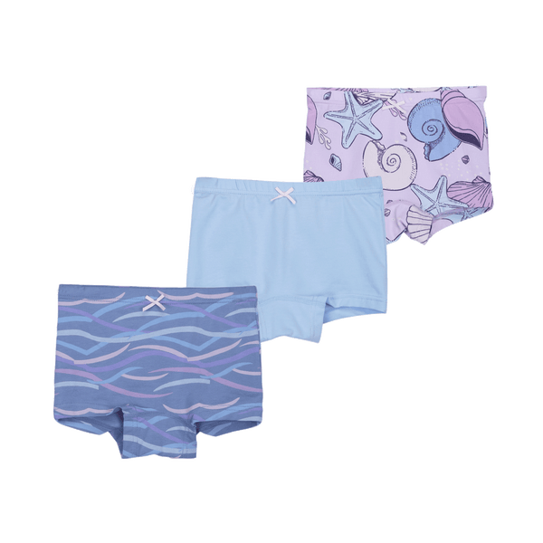 UNDER THE SEA THREE-PACK BOYSHORTS