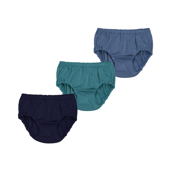 THREE-PACK BRIEFS NAVY/BLUE/GREEN