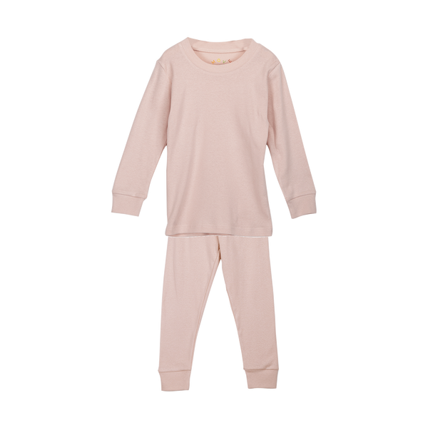 LONGSLEEVES PAJAMA SET LIGHT PINK