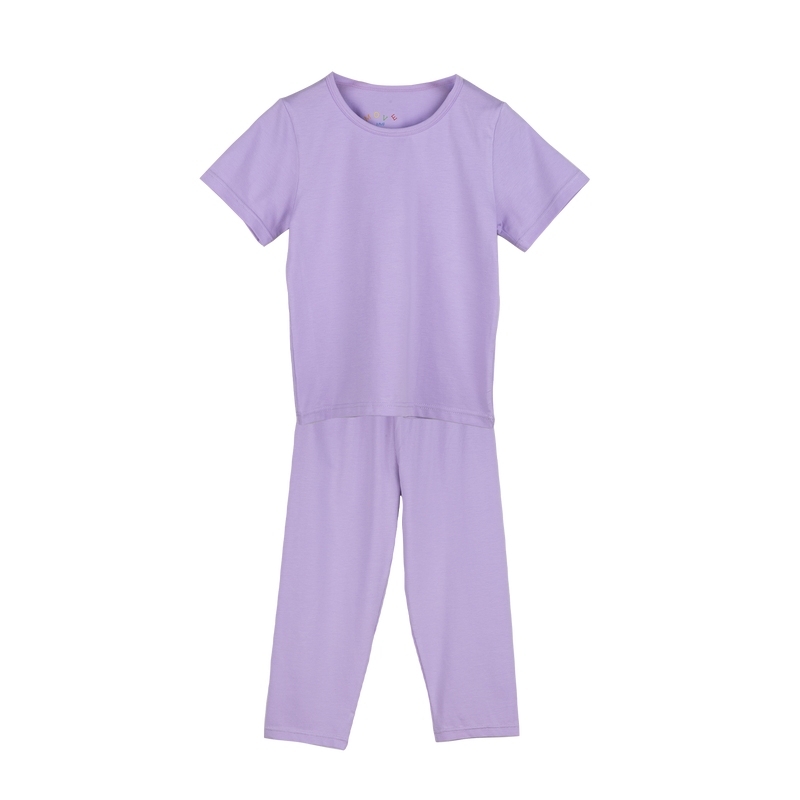 PLAIN PAJAMA SET Purple