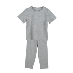 PLAIN PAJAMA SET Light Gray