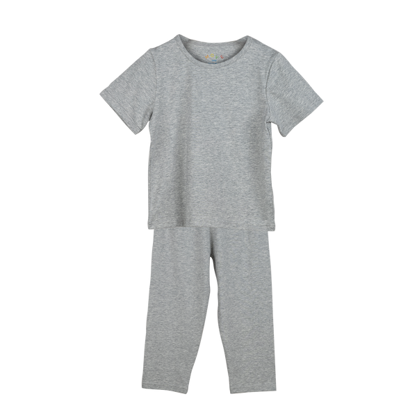 PLAIN PAJAMA SET Light Gray