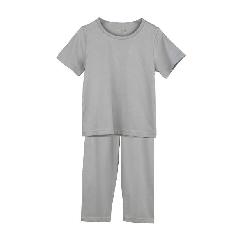 PLAIN PAJAMA SET Gray