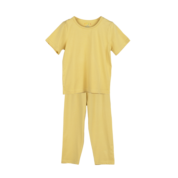 PLAIN PAJAMA SET Yellow