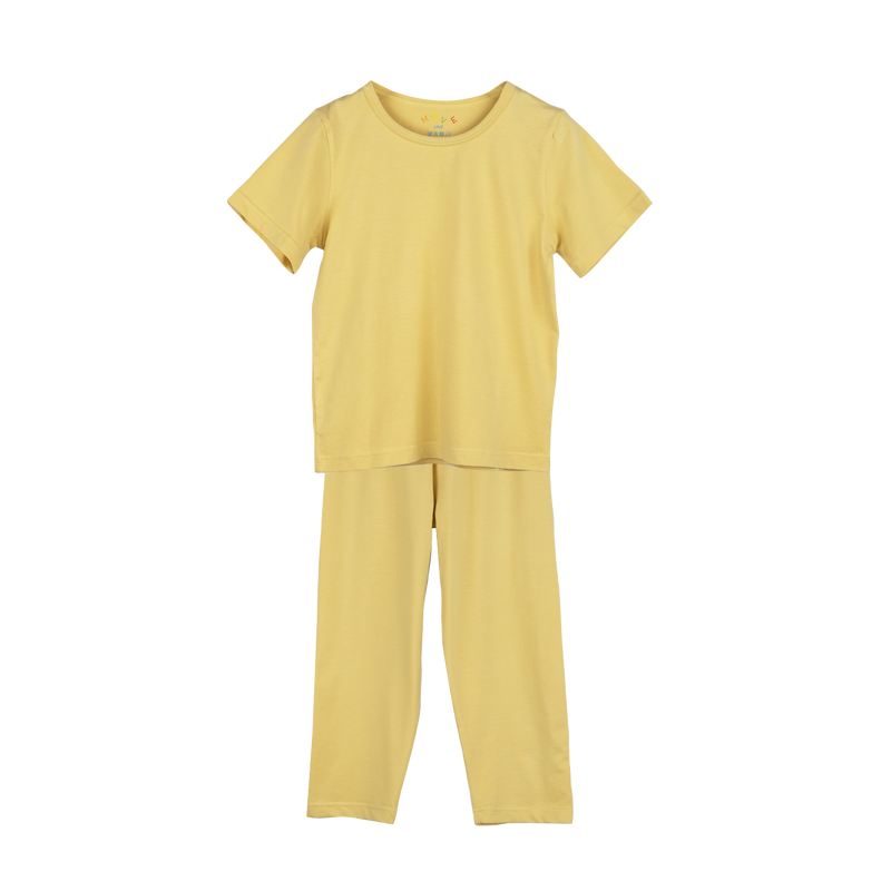 PLAIN PAJAMA SET Yellow