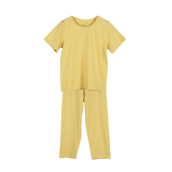 PLAIN PAJAMA SET Yellow