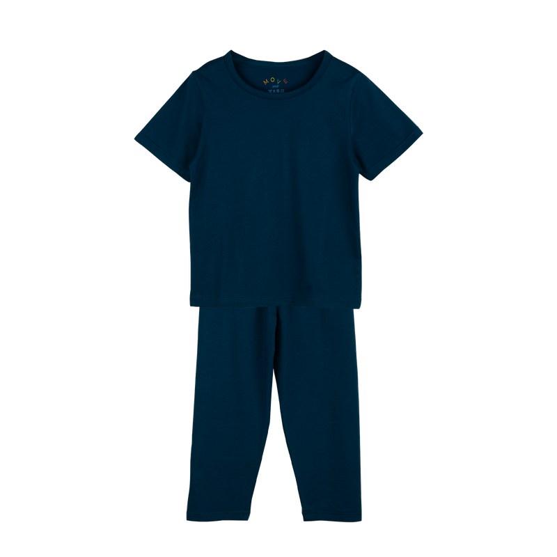 PLAIN PAJAMA SET Navy