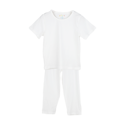 PLAIN PAJAMA SET White