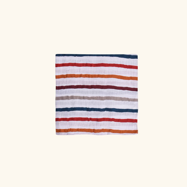 M03 Colorful Stripes Muslin Wrap/Swaddle