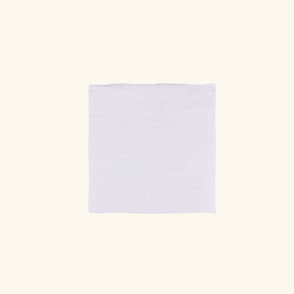 M02 Plain White Muslin Wrap/Swaddle