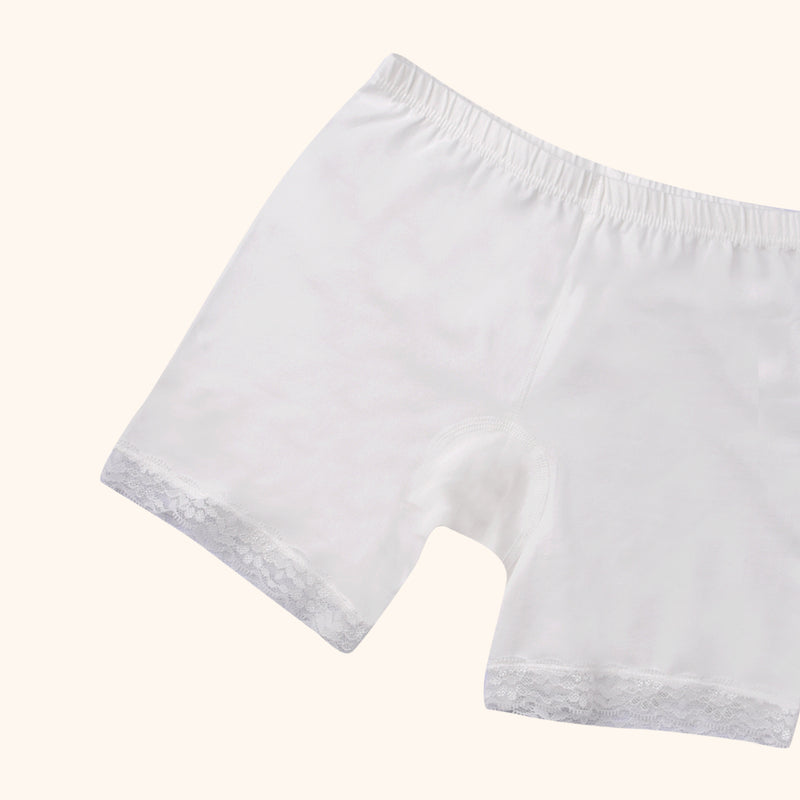 SELAH (White) Innerwear Shorts for Girls